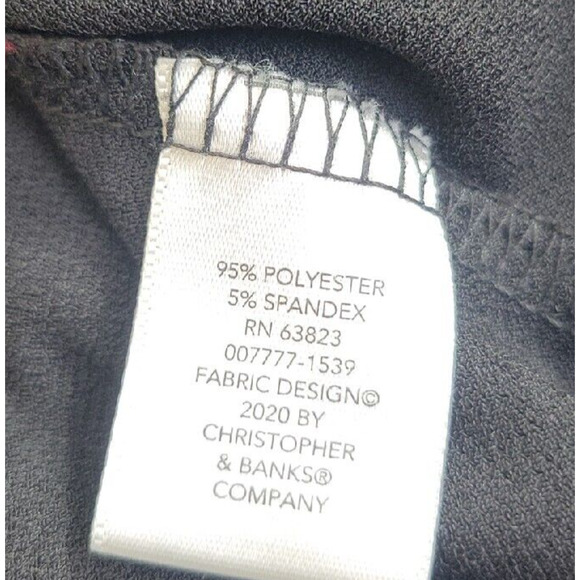 CJ Banks Black Open Front Soft Slinky Long Sleeve Blazer Jacket Women's Size X - Picture 9 of 10